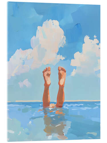 Acrylglasbild Urlaubsmodus