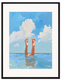 Gerahmter Kunstdruck Urlaubsmodus