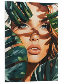 Hartschaumbild Beauty Monstera