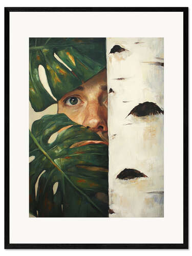 Ingelijste kunstdruk Secret love I