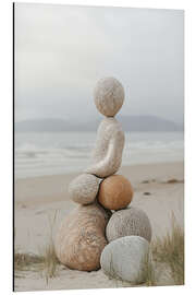 Quadro em alumínio Stone sculpture on the beach - Frank Daske