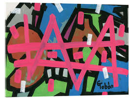 Acrylic print Old school Graffiti - Gabriel Tobón Moreno