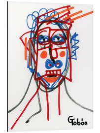 Alubild Gesichtsschichten - Gabriel Tobón Moreno