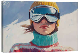 Canvas print Skier Girl - Felipe Hora