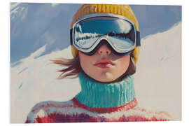 Cuadro de PVC Skier Girl - Felipe Hora