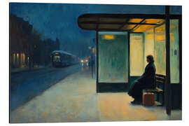 Magnettafel Bus Stop in Hopper Town