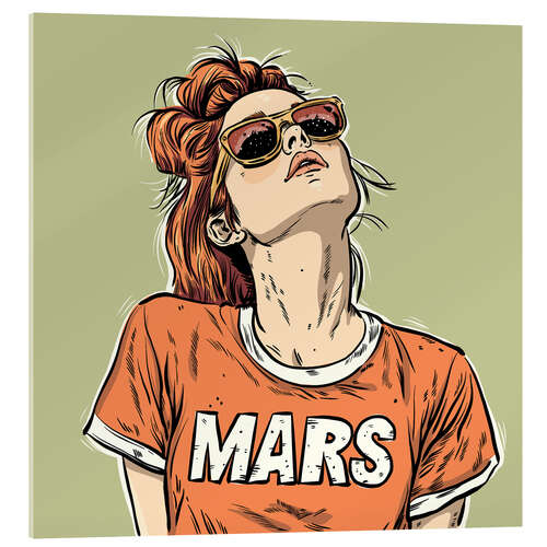Akrylbilde Mars