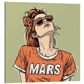 Aluminium print Mars