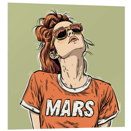 Foam board print Mars