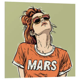 Foam board print Mars