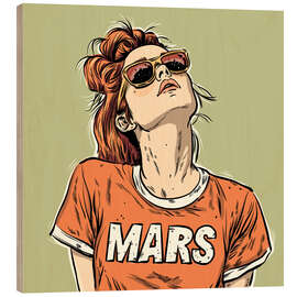 Holzbild Mars