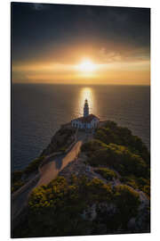 Cuadro de aluminio Lighthouse Mallorca at sunrise