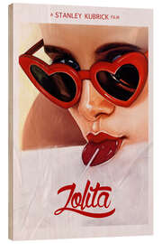 Tableau en bois Lolita - A Stanley Kubrick Film - Dmitry Belov