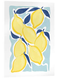 Akrylbilde Fresh lemons