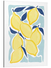 Magnettafel Frische Zitronen