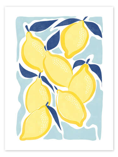 Póster Fresh lemons