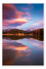 Wandbild Herbstabend am Geroldsee - Martin Wasilewski