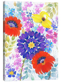 Canvas print Vibrant Floral Symphony