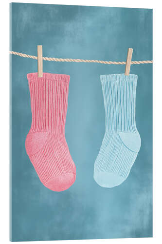 Akryylilasitaulu Undecided socks