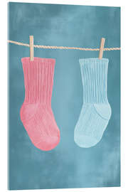 Akryylilasitaulu Undecided socks - Frank Daske