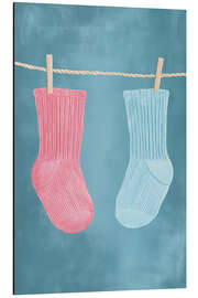 Magnettafel Unentschiedene Socken