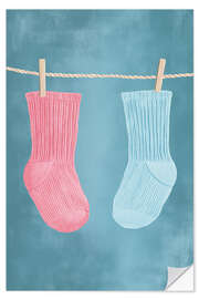Vinilo para la pared Undecided socks - Frank Daske