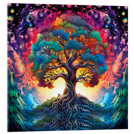 Akryylilasitaulu Magical Tree of Life