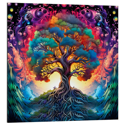 Alumiinitaulu Magical Tree of Life