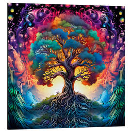 Alumiinitaulu Magical Tree of Life