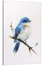 Magnettafel Aquarell Berghüttensänger