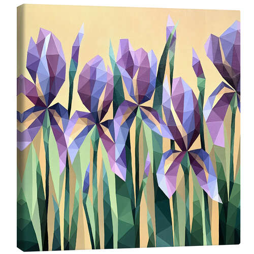 Lienzo Crystal Irises
