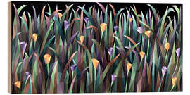 Tableau en bois Floral Carpet - Maria Tuzhilkina