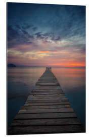 Gallery print Mallorca - Pier at sunrise