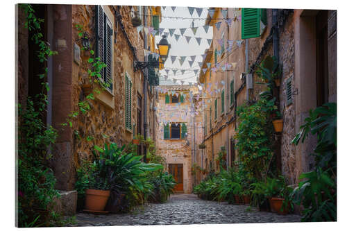 Quadro em acrílico Mallorca - Valldemossa plant street
