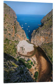 Tableau en verre acrylique Majorca - Sa Calobra - Martin Podt