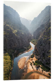 Quadro em acrílico Canyon in morning light, Mallorca - Martin Podt