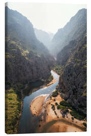 Leinwandbild Canyon im Morgenlicht, Mallorca - Martin Podt