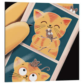 Alubild Leo und Susi machen lustige Fotos - WACHtraum