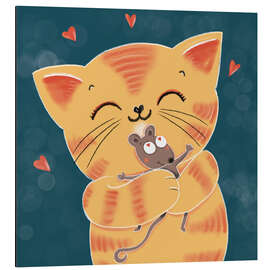 Cuadro de aluminio Leo and Susi - The best friends - WACHtraum