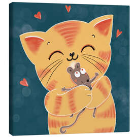Canvas print Leo and Susi - The best friends - WACHtraum