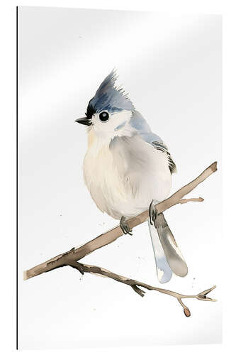 Gallery print Watercolour Grey-crested Tit