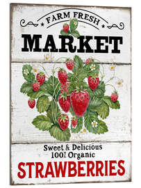 Galleriataulu Farm Fresh Market Strawberries