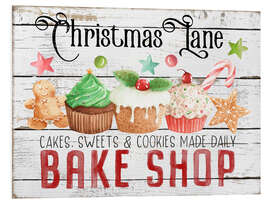 Cuadro de PVC Christmas Bake Shop