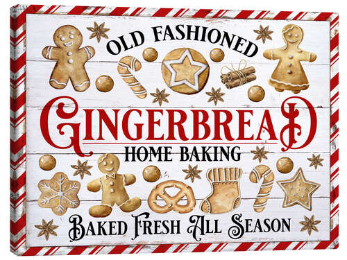 Canvas print Christmas Gingerbread Cookies