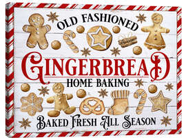 Canvas print Christmas Gingerbread Cookies