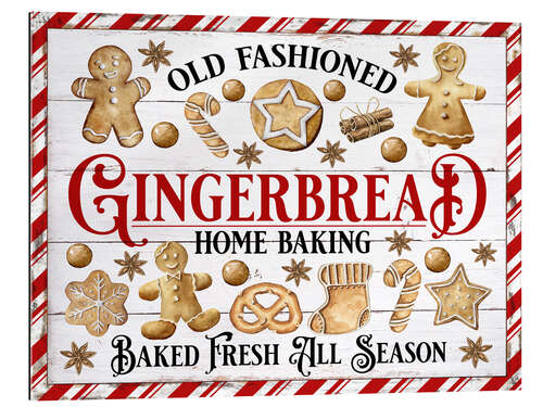 Stampa su plexi-alluminio Christmas Gingerbread Cookies