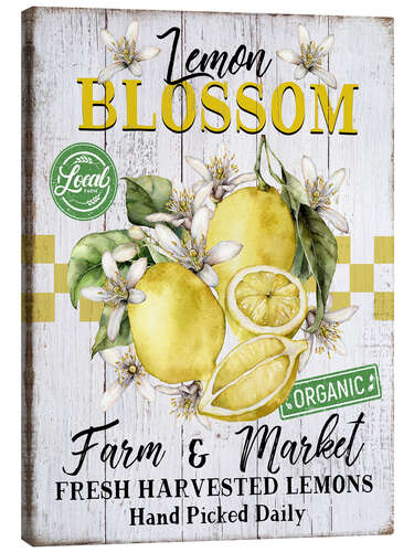 Canvas print Lemon Blossom, Farm and Market