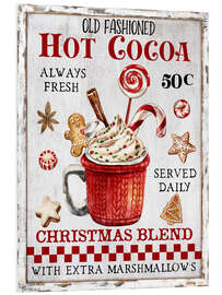 Cuadro de PVC Old Fashioned Hot Cocoa