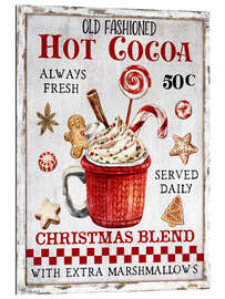 Stampa su plexi-alluminio Old Fashioned Hot Cocoa