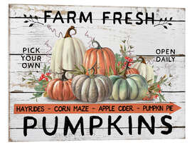 Hartschaumbild Farm Fresh Pumpkin - Belle Creatif